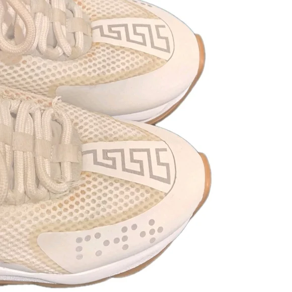 Versace Chain Reaction (Unisex) Wht Mesh Trainers EU 38 Wmns US Sz 7 Mens Sz 5.5 - Picture 6 of 16